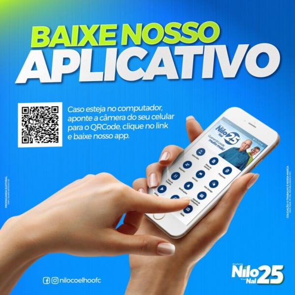 TECNOLOGIA | Mais de 4 mil internautas baixam aplicativo de Nilo e Nal 25, recorde de app político na região sudoeste.